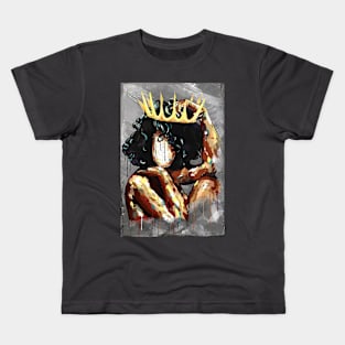 Queen of Black Painting Poster Kids T-Shirt